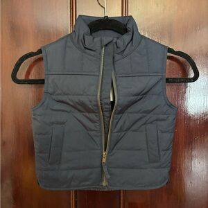 Crewcuts Dark Blue Quilted Vest